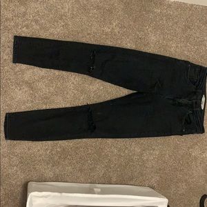 Black/dark blue skinny jeans- Topshop